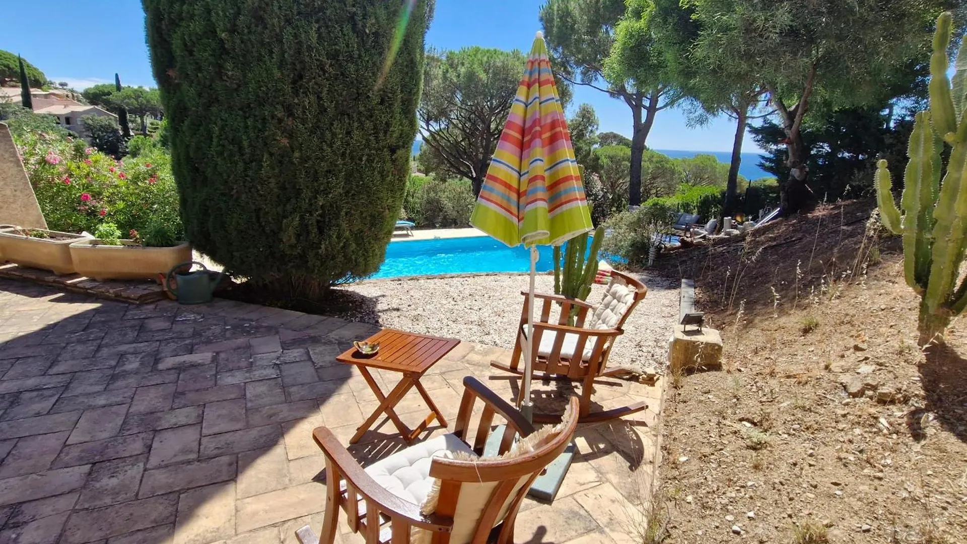 Villa Familiale Avec Piscine Privee, Proche Plage, Parking Et Wifi A Sainte-Maxime - Fr-1-780-12